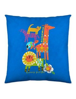 Capa de travesseiro Cool Kids Funny Jungle (50 x 50 cm)