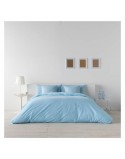 Funda Nórdica Naturals Lino Azul claro Azul
