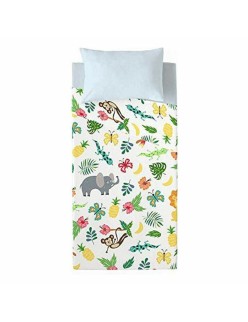 Lenzuolo Superiore Costura Jungle Exotic 160 x 270 cm (Singolo)