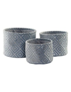 Cestino DKD Home Decor Mason Poliestere