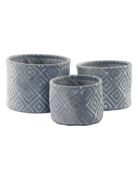 Cestino DKD Home Decor Mason Poliestere