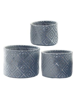 Cestino DKD Home Decor Mason Poliestere