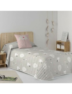 Bedspread (quilt) Haciendo el Indio Cats and Ballons