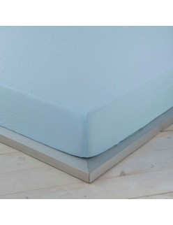 Lenzuolo con angoli aderenti Naturals Azzurro