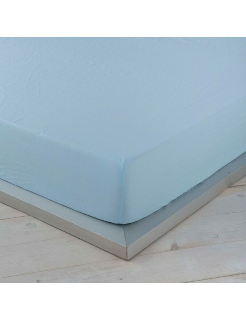 Lenzuolo con angoli aderenti Naturals Azzurro