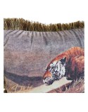 Cuscino DKD Home Decor 8424001718016 Animale Poliestere Alluminio Coloniale (2 Unità)