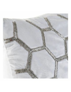 Cuscino DKD Home Decor Velluto Geometrico (45 x 45 cm)
