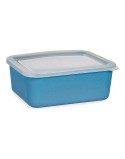 Scatola portaoggetti con coperchio Blu scuro 14,5 x 7 x 19,5 cm