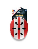 Casco Infantil Moltó Blanco Rojo 48-53 cm