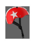 Casco Infantil Moltó Blanco Rojo 48-53 cm
