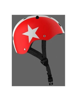 Kinderhelm Moltó Weiß Rot 48-53 cm