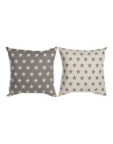 Cuscino DKD Home Decor Beige Marrone 60 x 10 x 60 cm Stelle (2 Unità)