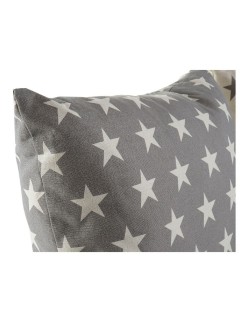 Almofada DKD Home Decor Bege Castanho 60 x 10 x 60 cm Estrelas (2 Unidades)