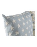Cuscino DKD Home Decor Azzurro 60 x 10 x 60 cm Stelle Bianco (2 Unità)