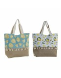 Sac DKD Home Decor Citron Polyester Jute (2 pcs) (44 x 15 x 57 cm)