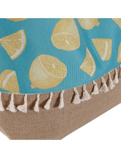 Sac DKD Home Decor Citron Polyester Jute (2 pcs) (44 x 15 x 57 cm)