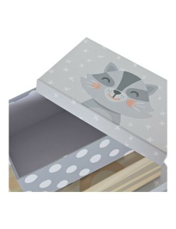 Set di Scatole Decorative DKD Home Decor Multicolore Cartone Per bambini Leone 41 x 28 x 18,5 cm 6 Pezzi