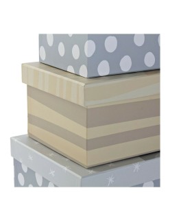 Set di Scatole Decorative DKD Home Decor Multicolore Cartone Per bambini Leone 41 x 28 x 18,5 cm 6 Pezzi