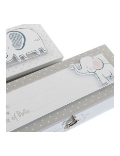 Scatola Decorativa DKD Home Decor Metallo Legno MDF (24 x 8 x 6 cm) (2 pcs)