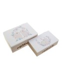 Set di Scatole Decorative DKD Home Decor Legno MDF (17 x 12 x 6 cm)
