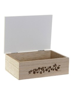 Set of decorative boxes DKD Home Decor MDF Wood (17 x 12 x 6 cm)