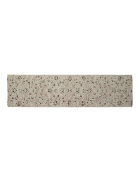 Alfombra DKD Home Decor Beige Algodón (60 x 240 x 1 cm) Alfombra DKD Home Decor Beige Algodón (60 x 240 x 1 cm)