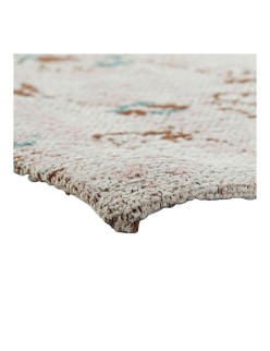 Alfombra DKD Home Decor Beige Algodón (60 x 240 x 1 cm)