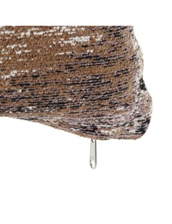 Almofada DKD Home Decor 8424001832477 Preto Bege Marrom claro Quadrado Árabe 45 x 12 x 45 cm