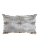 Kissen DKD Home Decor Grau Polyester Aluminium Traditionell