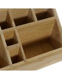 Contenitore per Sistemare Multiuso DKD Home Decor Scrivania Bambù (23 x 9 x 9.5 cm)