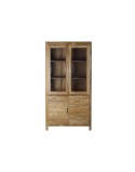 Stand Espositore DKD Home Decor Cristallo Legno d'albero della gomma 97 x 42 x 190 cm