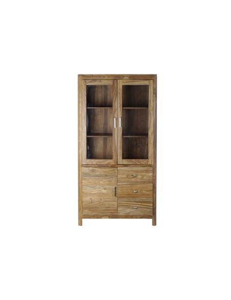 Stand Espositore DKD Home Decor Cristallo Legno d'albero della gomma 97 x 42 x 190 cm Stand Espositore DKD Home Decor Cristallo Legno d'albero della gomma 97 x 42 x 190 cm