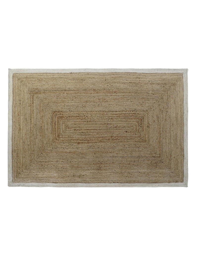 Teppich DKD Home Decor Weiß Hellbraun Scandi 160 x 230 x 1 cm
