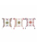Almofada DKD Home Decor 8424001817528 Multicolor Árabe 40 x 10 x 40 cm Franjas (3 Peças)