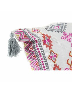 Almofada DKD Home Decor 8424001817528 Multicolor Árabe 40 x 10 x 40 cm Franjas (3 Peças)