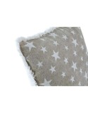 Almofada DKD Home Decor Cinzento Bege Poliéster Algodão Alumínio (45 x 10 x 45 cm) (2 Unidades)