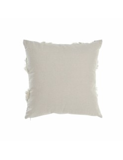 Almofada DKD Home Decor 8424001833795 Branco Preto Quadrado Colonial 45 x 10 x 45 cm