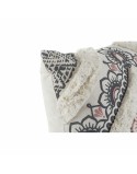 Almofada DKD Home Decor 8424001833795 Branco Preto Quadrado Colonial 45 x 10 x 45 cm