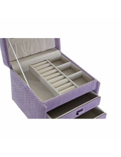 Scatola-Portagioie DKD Home Decor Poliuretano Romantico (15 x 15 x 13 cm)