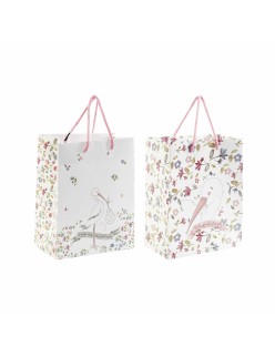 Sac en papier DKD Home Decor Plastique 2 Pièces
