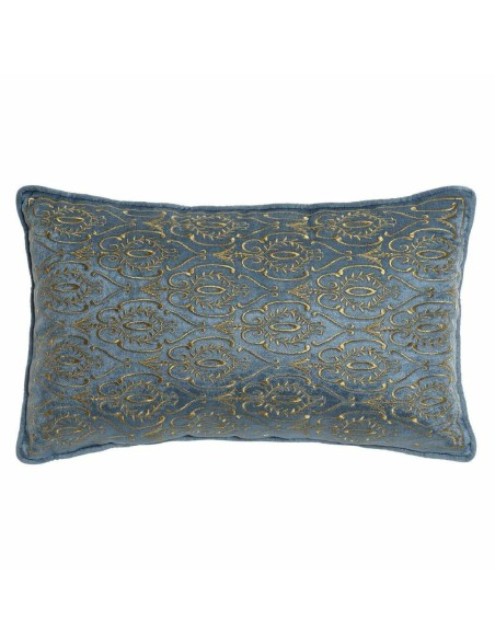 Kissen DKD Home Decor 8424001850396 Blau Gold 50 x 10 x 30 cm Kissen DKD Home Decor 8424001850396 Blau Gold 50 x 10 x 30 cm