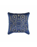 Almofada DKD Home Decor 8424001850341 Azul Dourado 45 x 10 x 45 cm