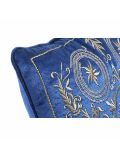 Almofada DKD Home Decor 8424001850341 Azul Dourado 45 x 10 x 45 cm