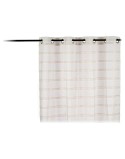 Curtain Stripes Net curtain 140 x 0,1 x 260 cm Beige (140 x 260 cm)