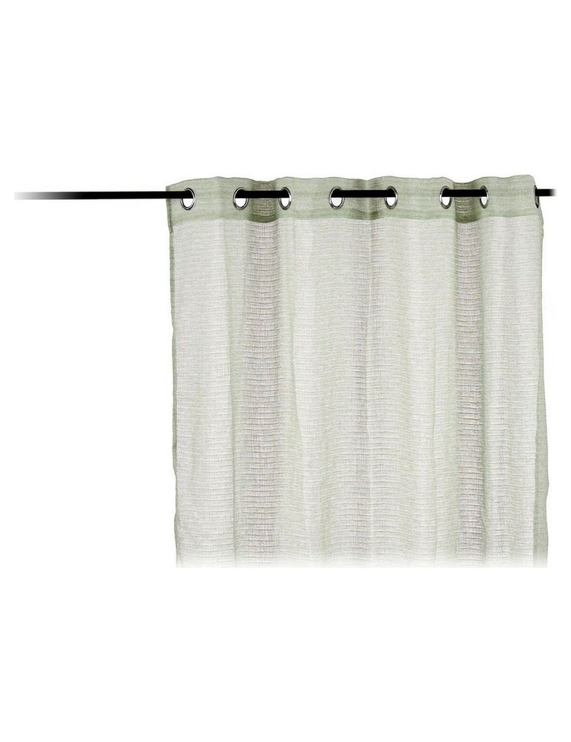 Cortina Visillo Verde Poliéster (140 x 260 cm)
