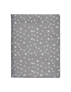 Toalha de Mesa Kinvara BABEL GRIS 42 Branco Cinzento Jacquard