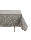 Toalha de Mesa Kinvara BABEL GRIS 42 Branco Cinzento Jacquard