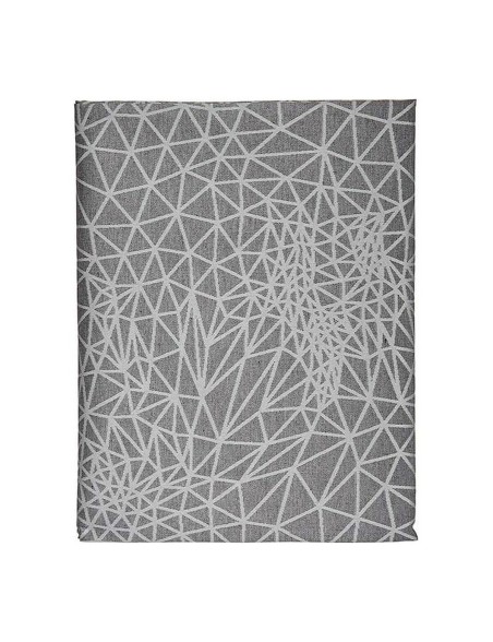 Toalha de Mesa Kinvara BABEL GRIS 48 Branco Cinzento Jacquard