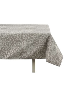 Mantel Kinvara BABEL GRIS 48 Blanco Gris Jacquard
