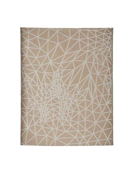 Toalha de Mesa Kinvara Branco Bege Jacquard